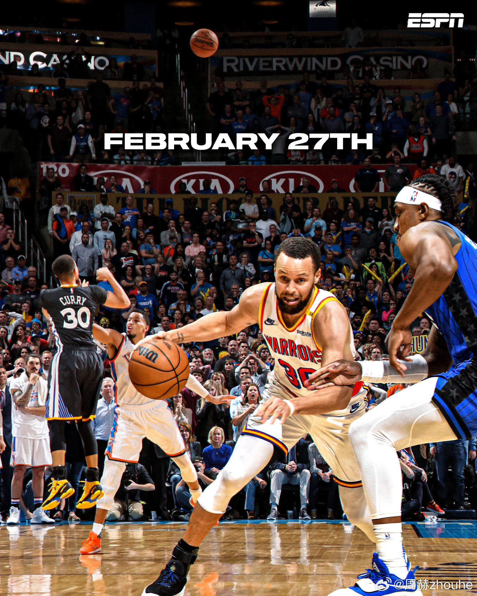 库里三巨头联手，狂砍50分得分突破，爆发新星冲击季后赛！